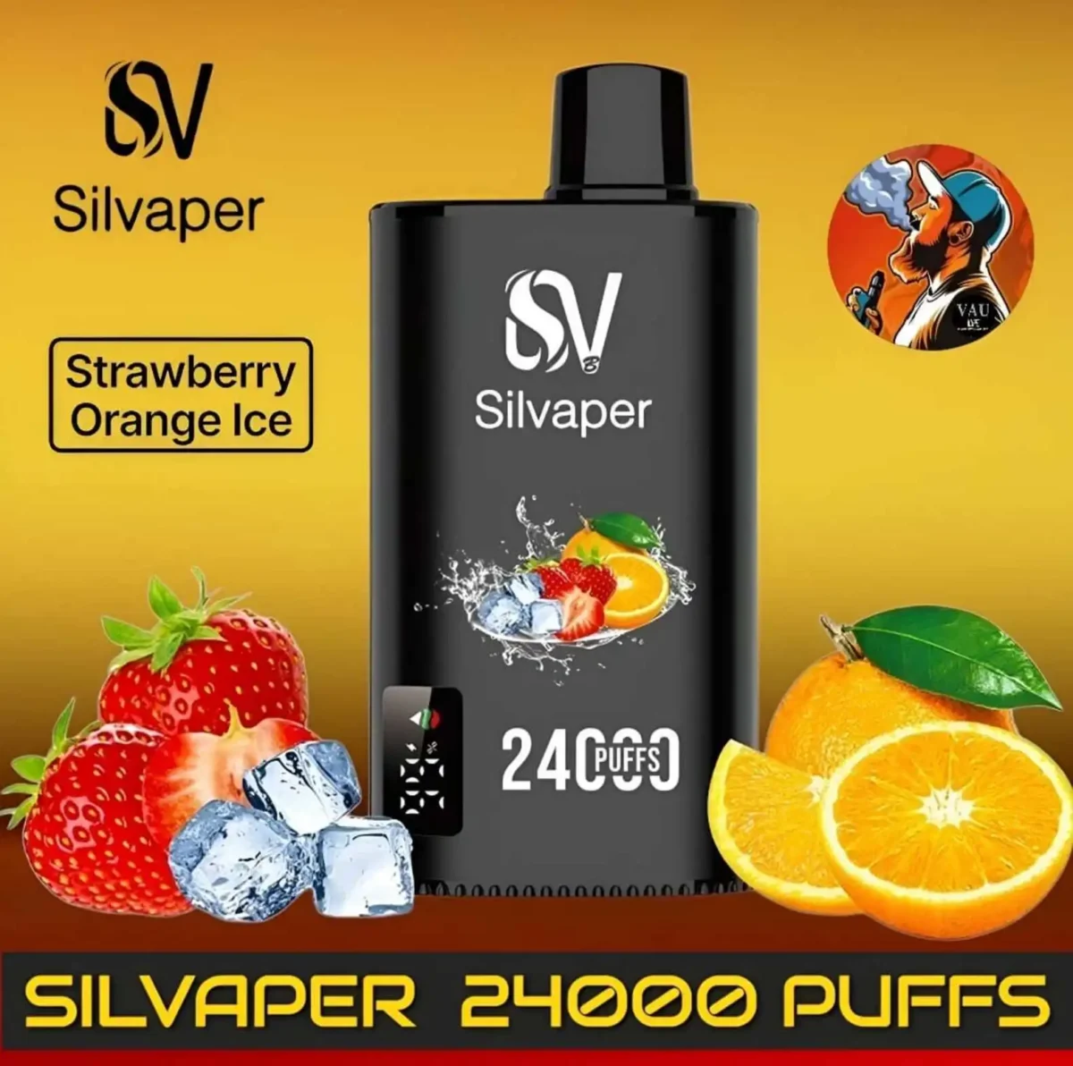 Silvaper 24000 Puffs Disposable Vape 20MG 24k in Dubai UAE