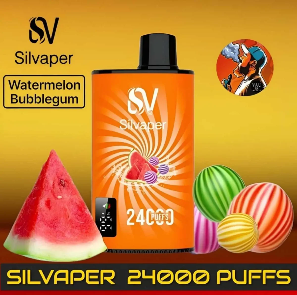 Silvaper 24000 Puffs Disposable Vape 20MG 24k in Dubai UAE