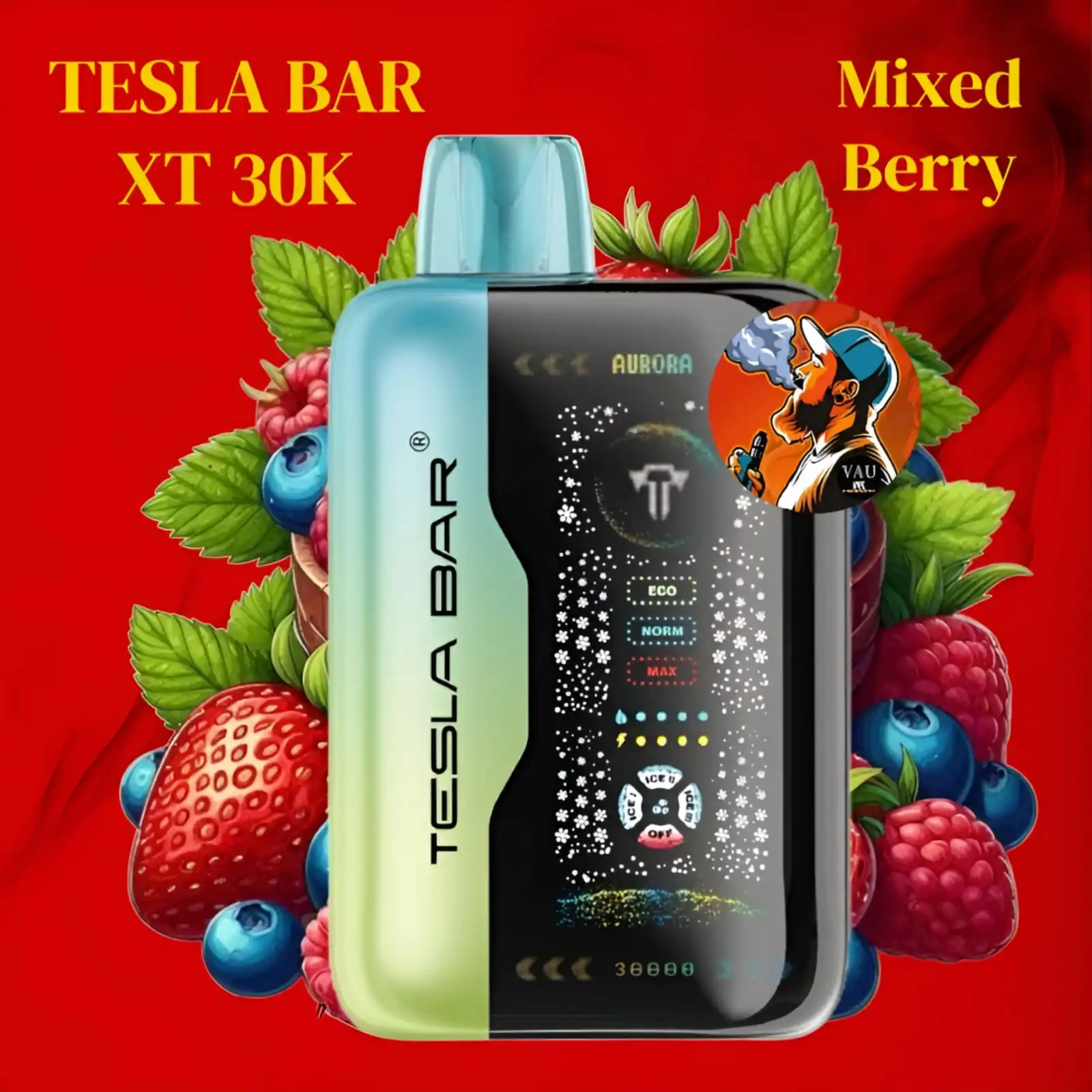 Tesla Bar XT 30000 Puffs Disposable Vape 30k in Dubai UAE