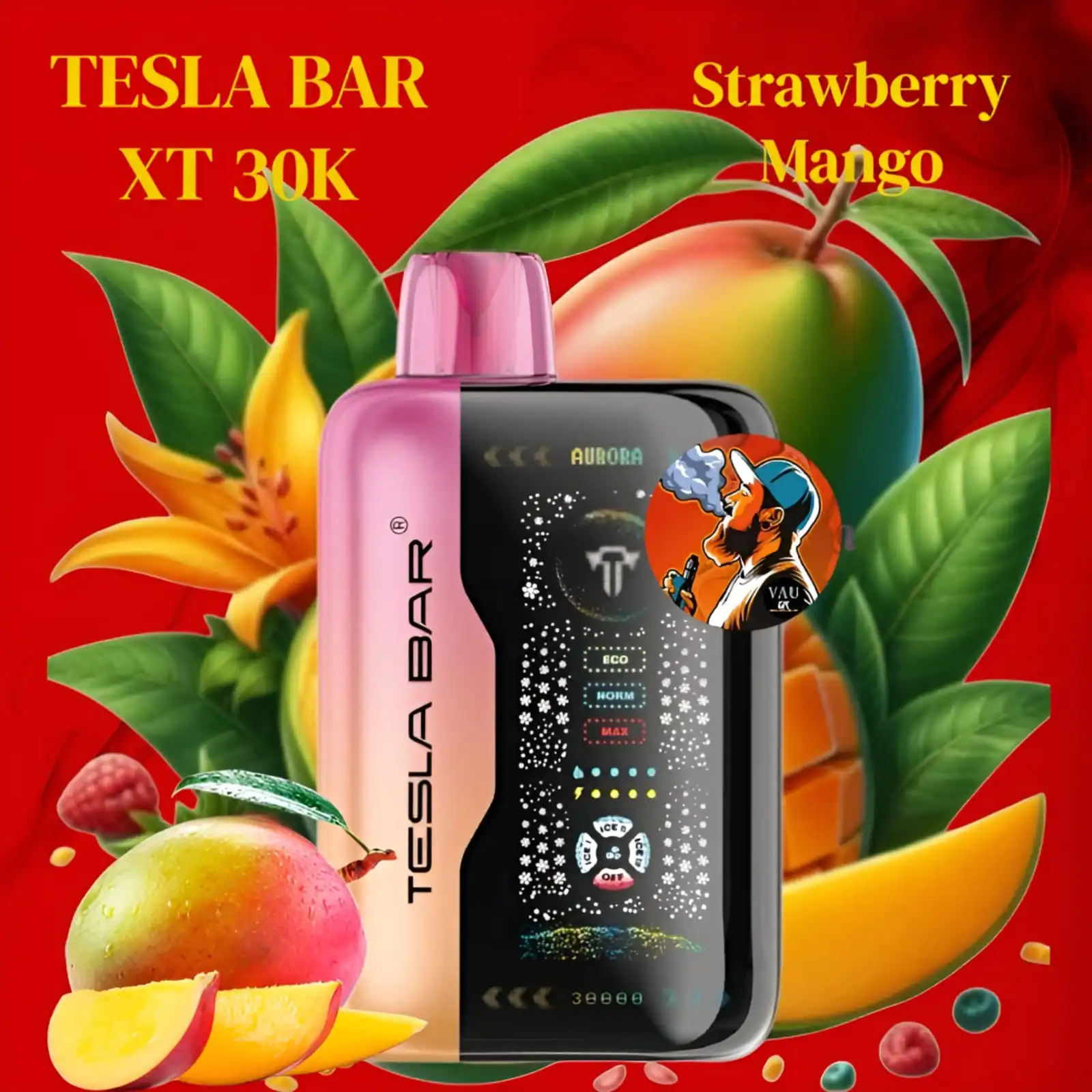 Tesla Bar XT 30000 Puffs Disposable Vape 30k in Dubai UAE