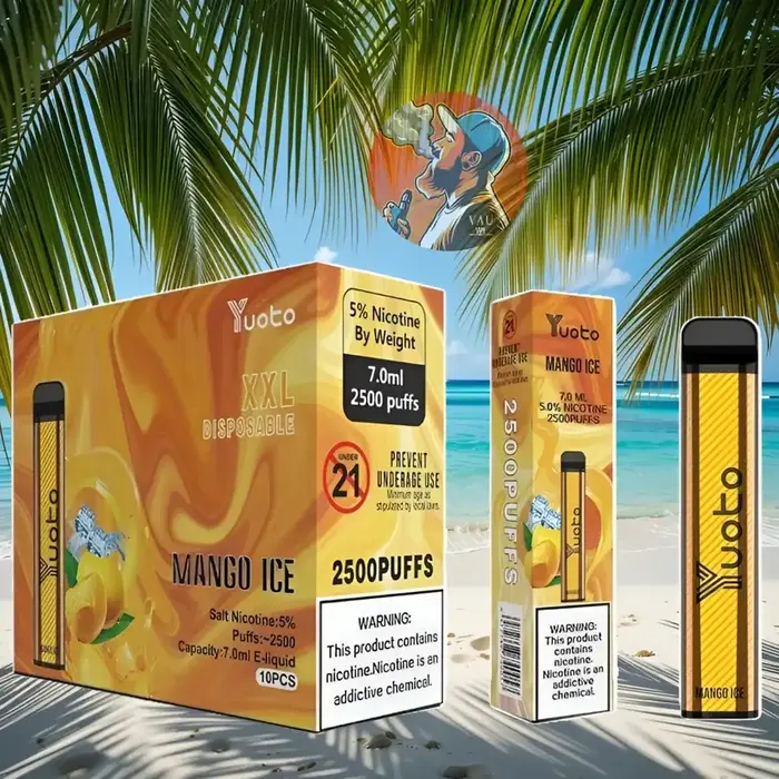 Yuoto XXL 2500 Puffs Authentic Disposable Vape – UAE