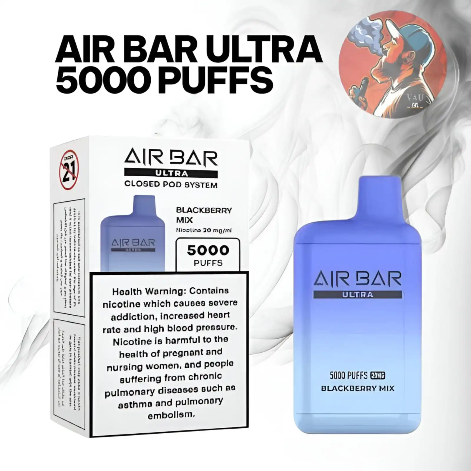 Air Bar Ultra 5000 Puffs Disposable Vape | Best Quality