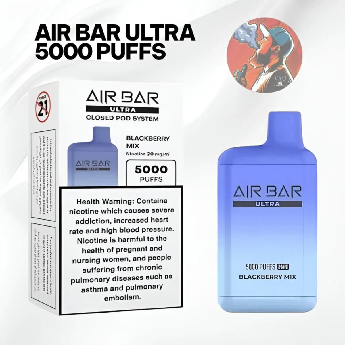 Air Bar Ultra 5000 Puffs Disposable Vape