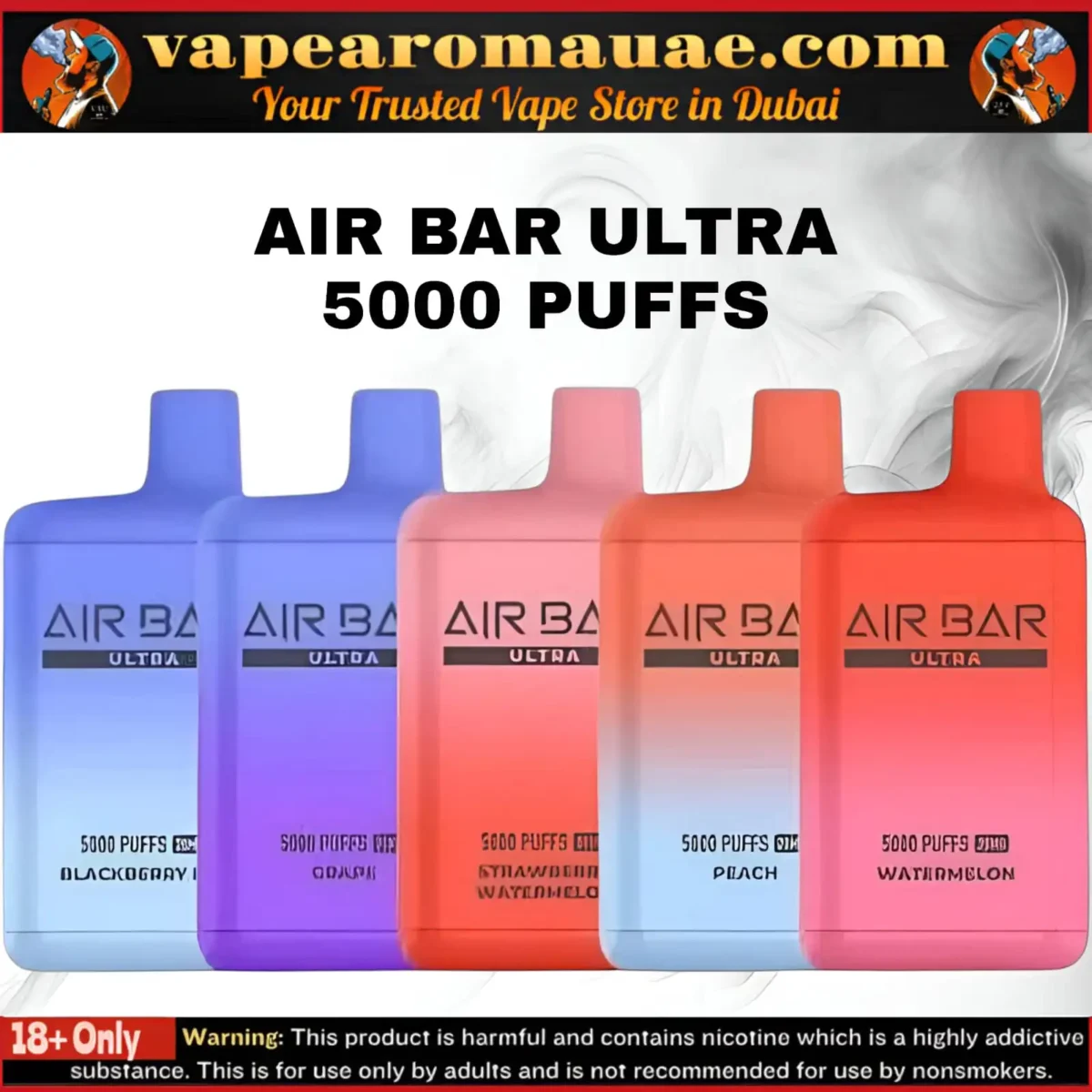 Air Bar Ultra 5000 Puffs Disposable Vape | Best Quality