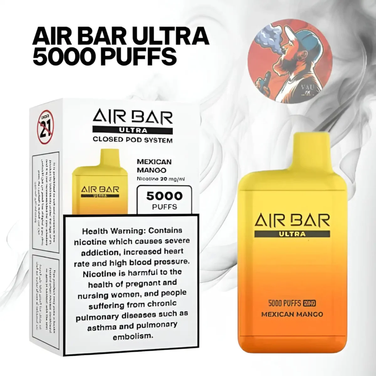 Air Bar Ultra 5000 Puffs Disposable Vape