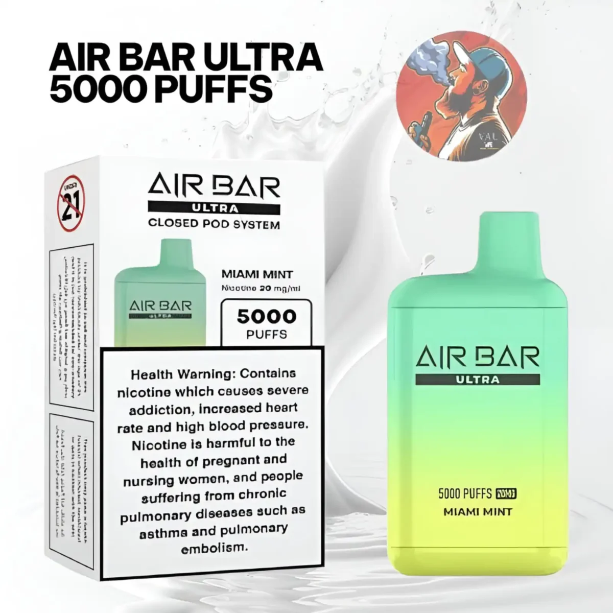 Air Bar Ultra 5000 Puffs Disposable Vape