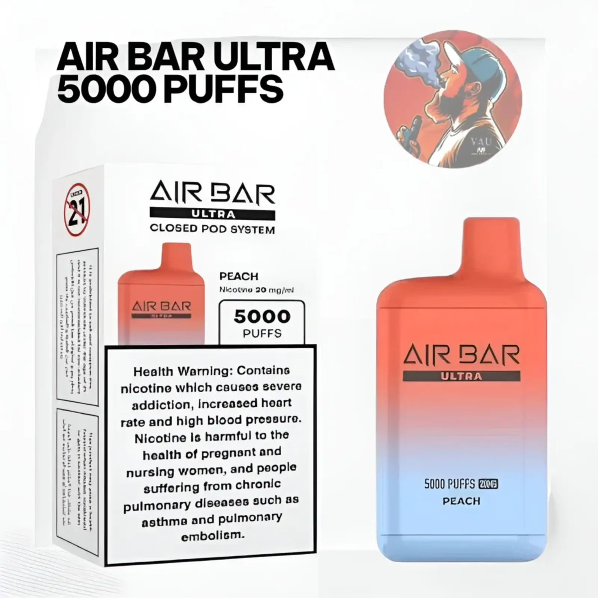 Air Bar Ultra 5000 Puffs Disposable Vape