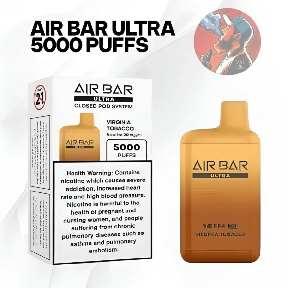Air Bar Ultra 5000 Puffs Disposable Vape