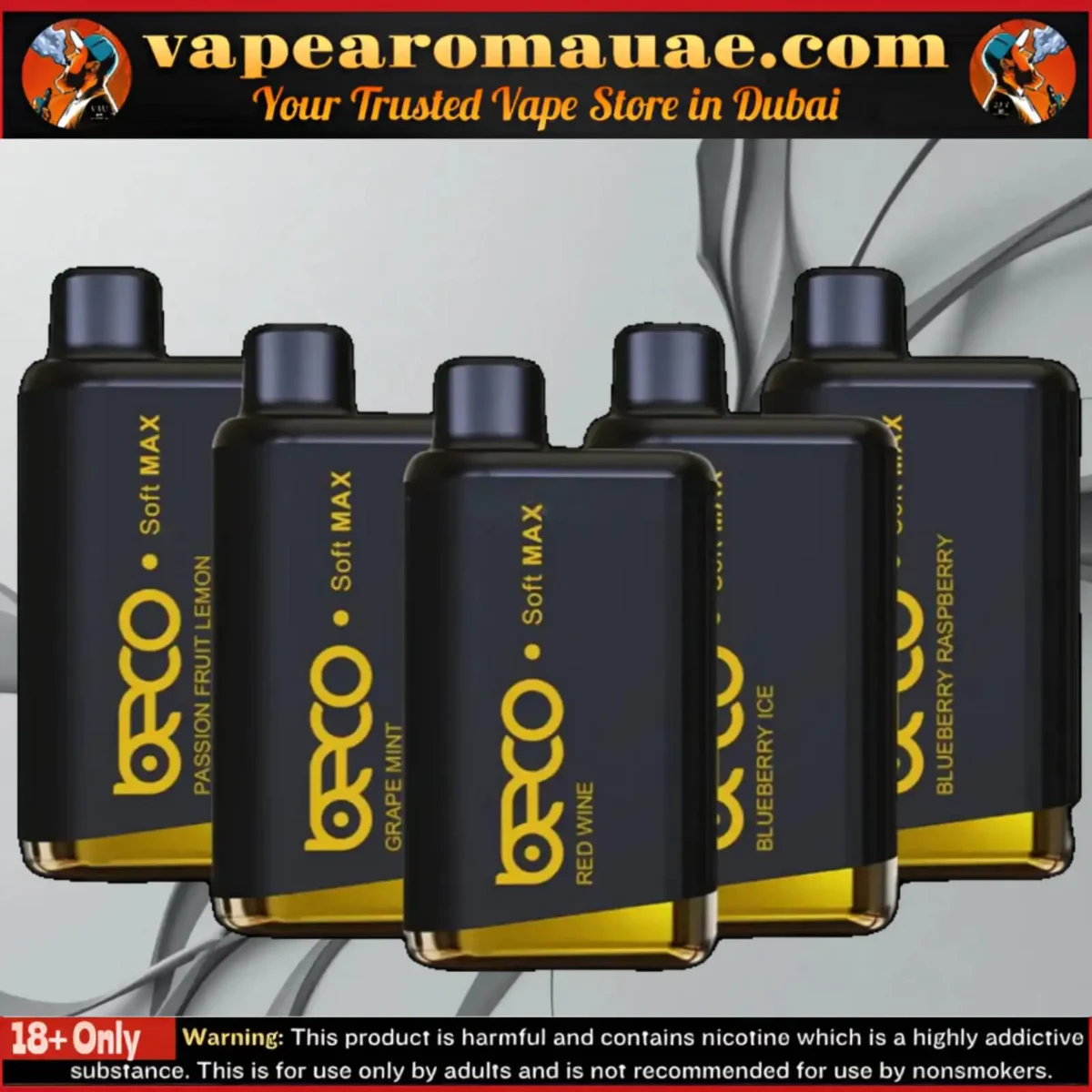 BECO SOFT MAX 12000 Puffs Disposable Vape 20mg - UAE