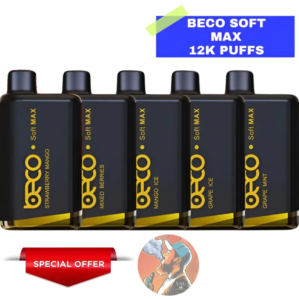 BECO SOFT MAX 12K Disposable Vape 12000 Puffs - Dubai
