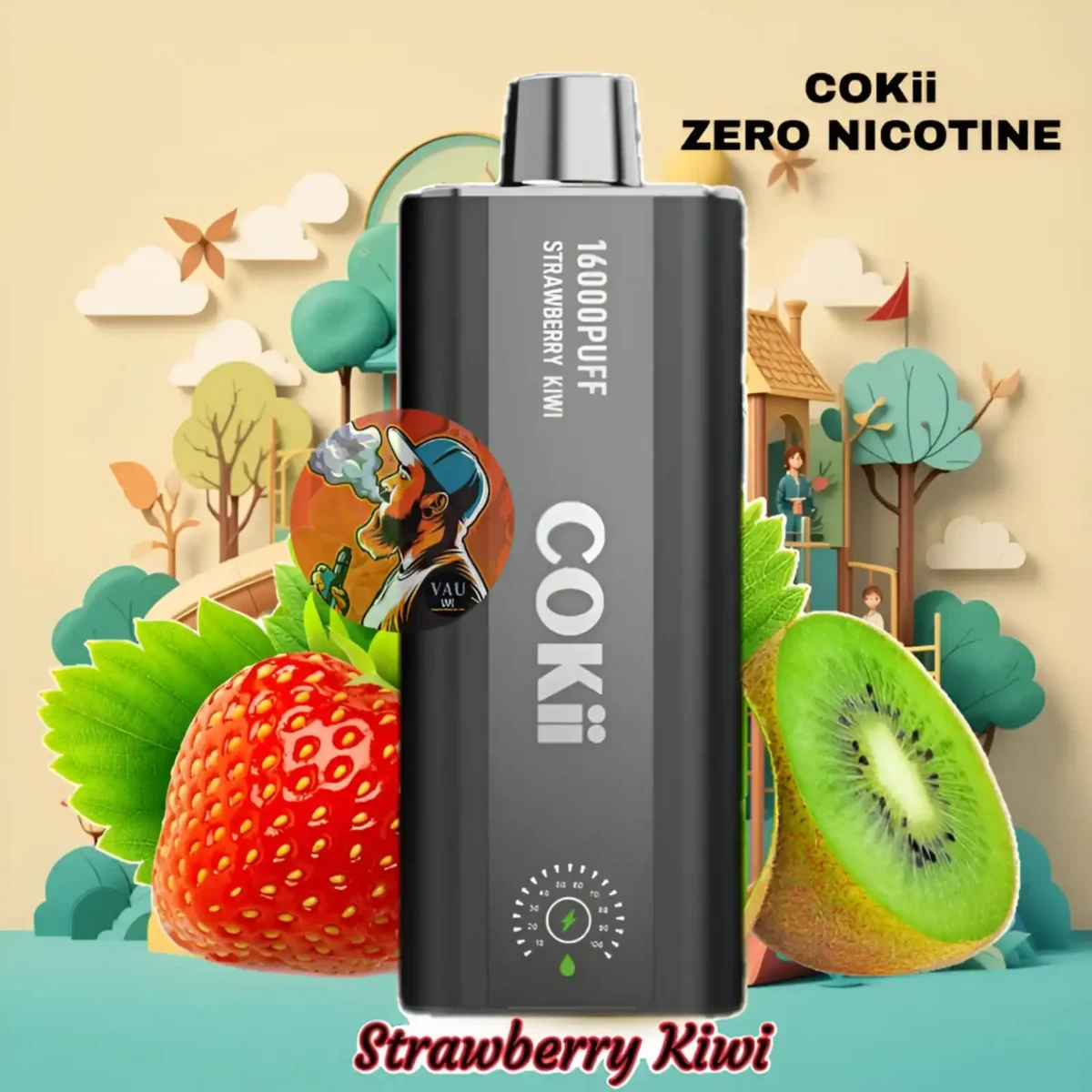 Cokii 16000 Puffs Zero Nicotine 0mg Disposable Vape – Dubai