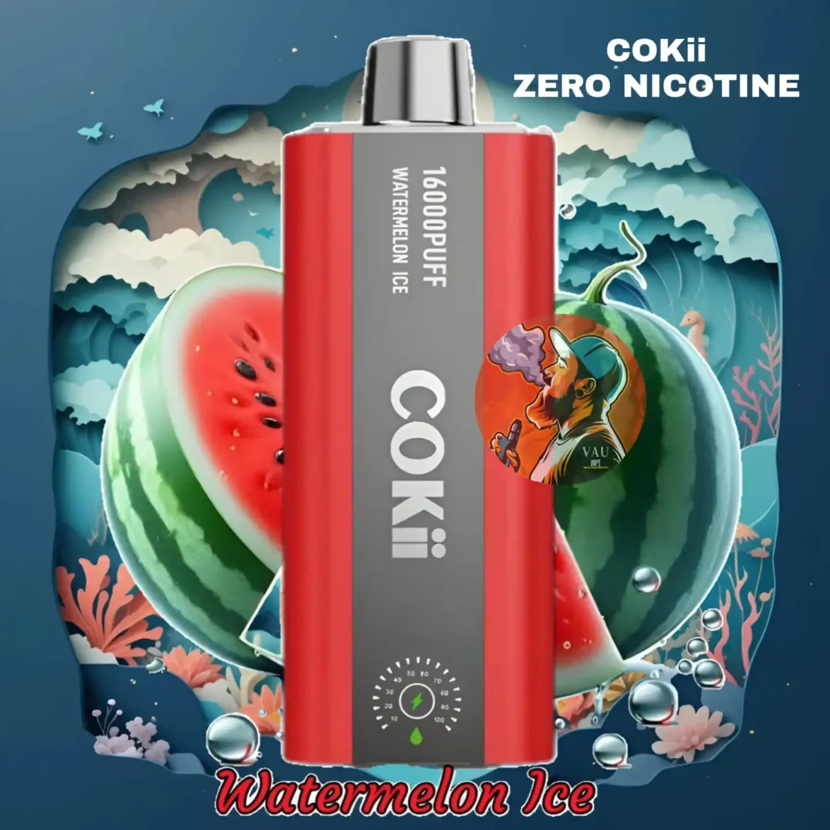 Cokii 16000 Puffs Zero Nicotine 0mg Disposable Vape – Dubai
