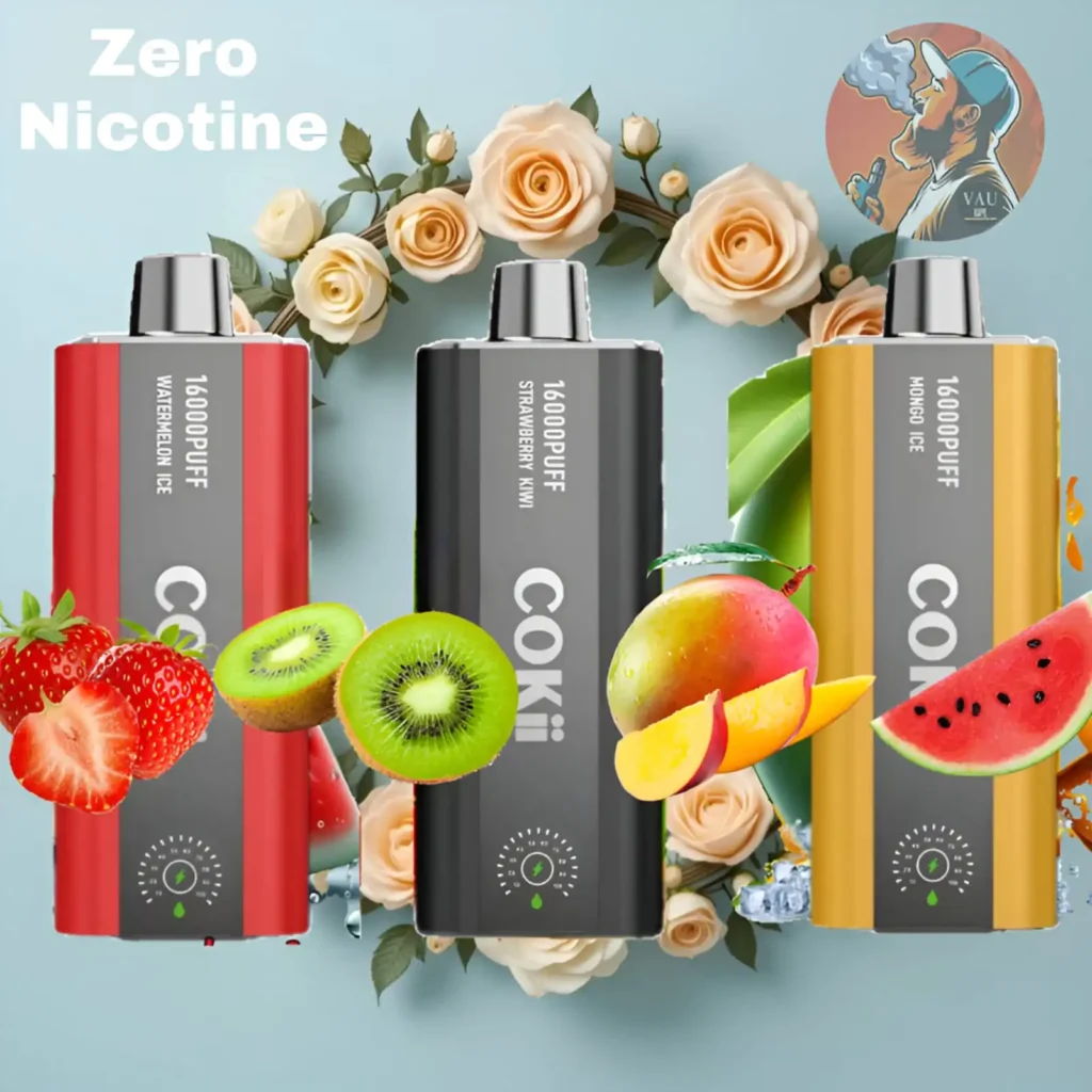 Cokii Zero Nicotine 16000 Puffs Disposable Vape 16k - Dubai UAE