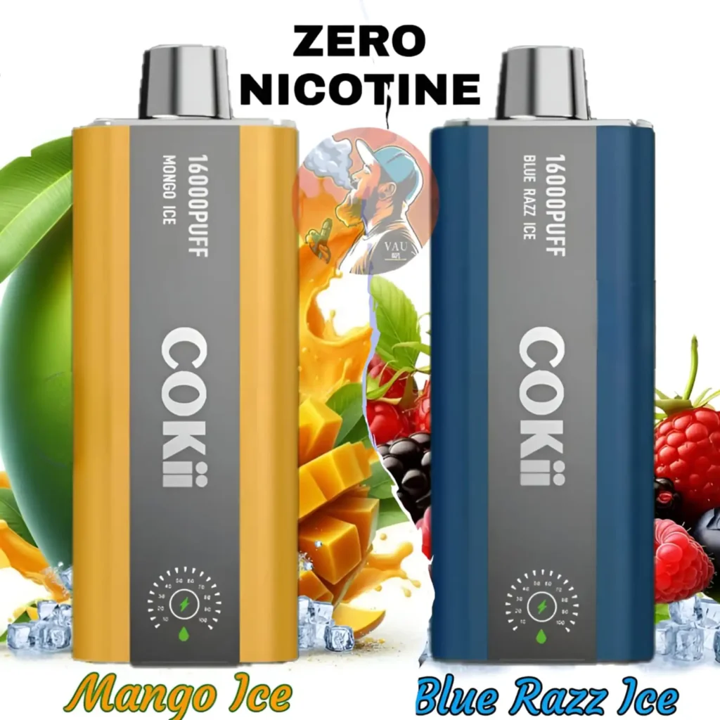 Cokii Zero Nicotine 16000 Puffs Disposable Vape 16k - Dubai UAE