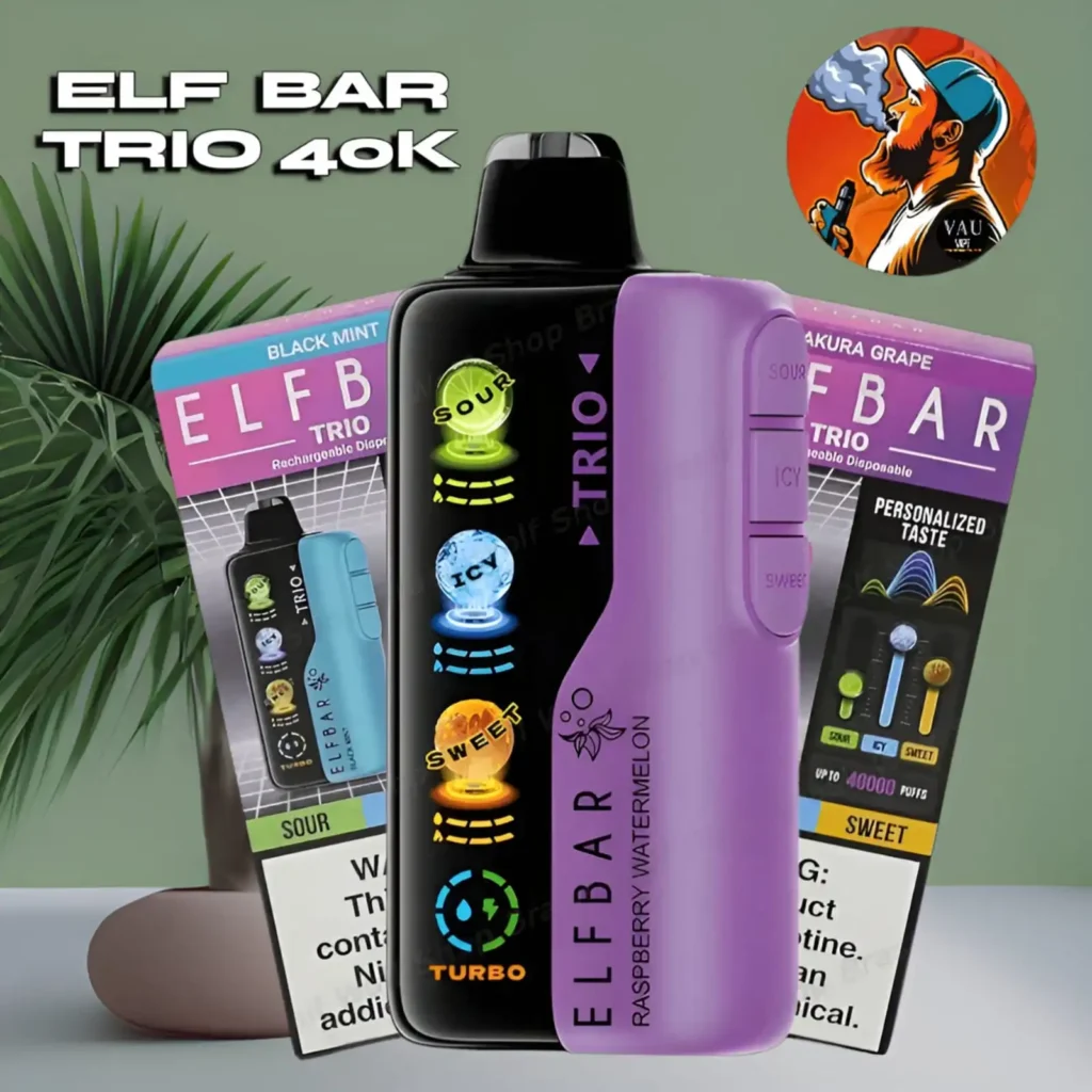 Elf Bar Trio 40k Disposable Vape 40000 Puffs - Dubai UAE