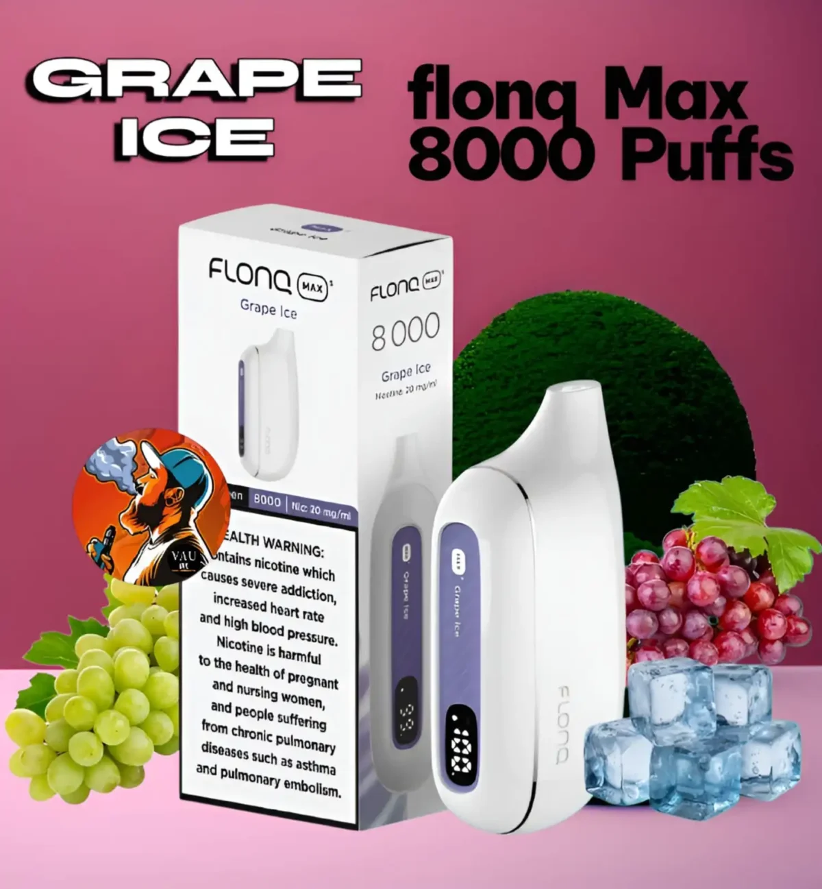 Flonq Max 8000 Puffs Disposable Vape in Dubai - Best Buy UAE