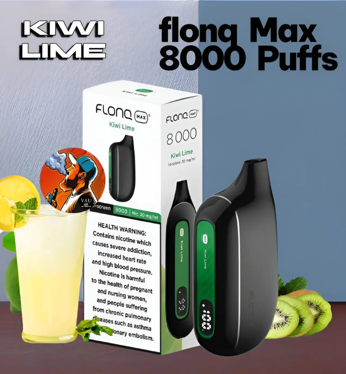 Flonq Max 8000 Puffs Disposable Vape in Dubai - Best Buy UAE