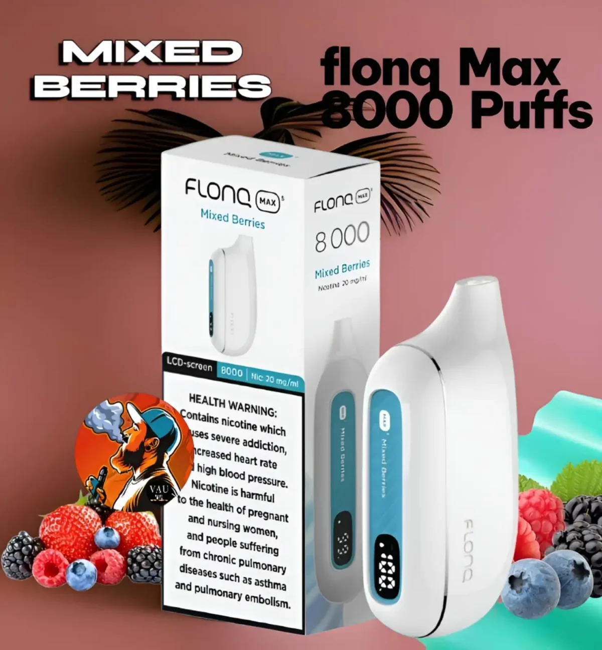 Flonq Max 8000 Puffs Disposable Vape in Dubai - Best Buy UAE