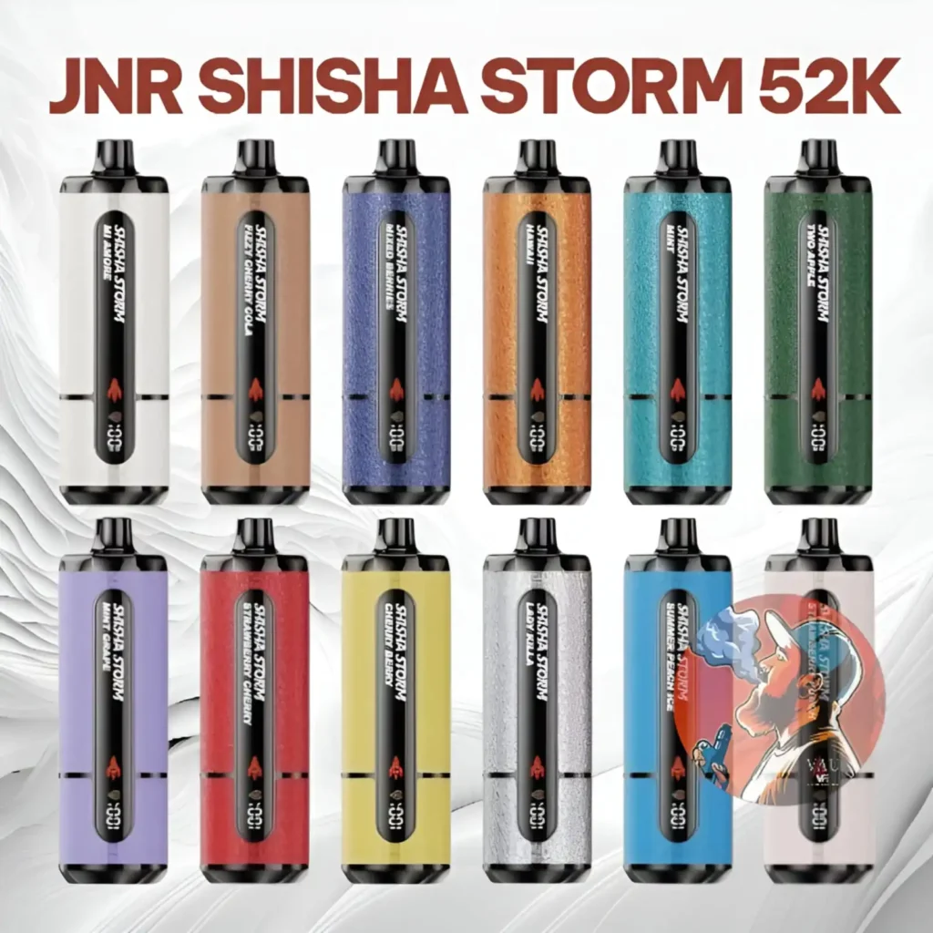 JNR Shisha Storm 52000 Puffs DTL Disposable Vape - Dubai