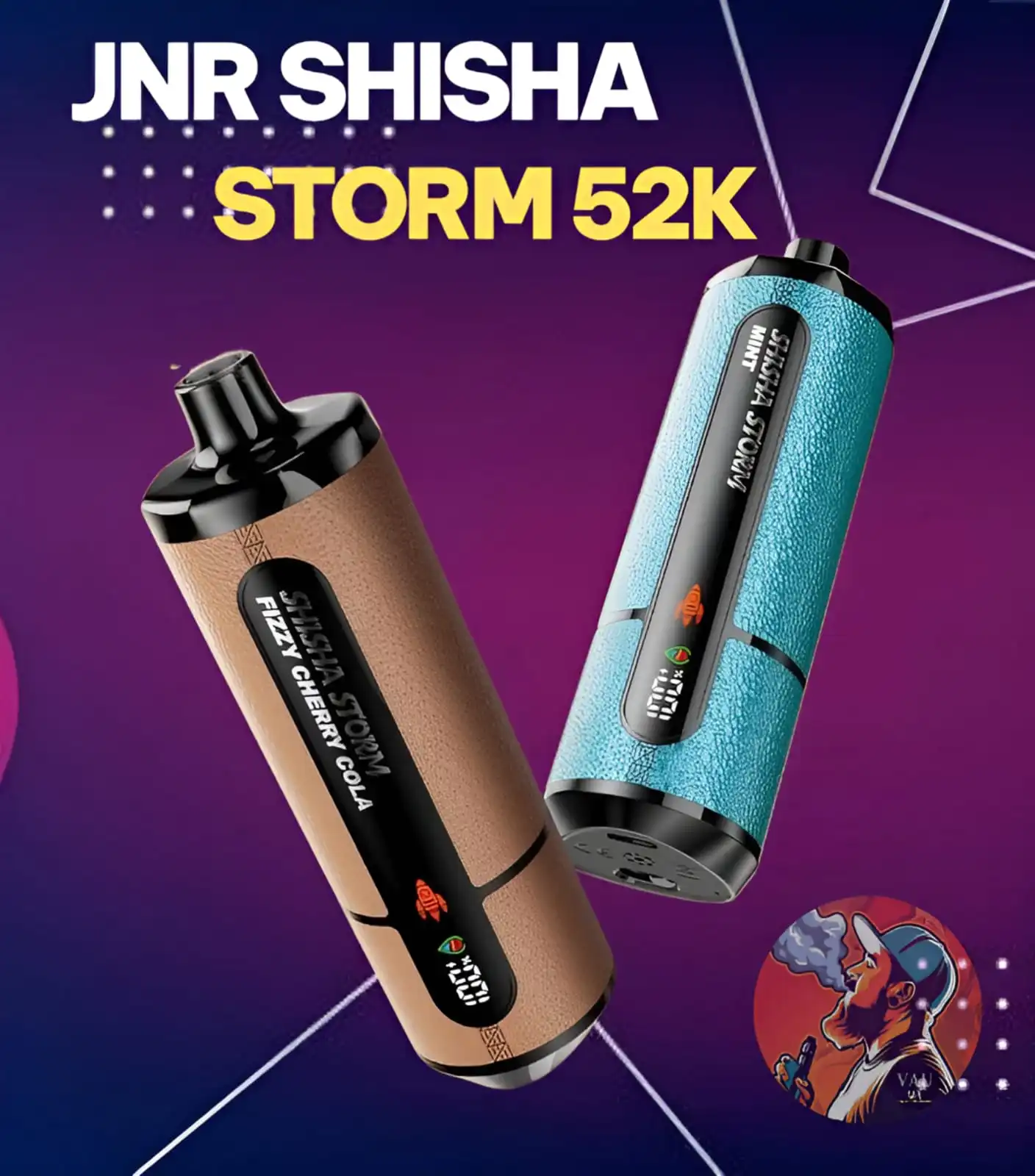 JNR Shisha Storm 52000 Puffs Disposable Vape - Dubai UAE