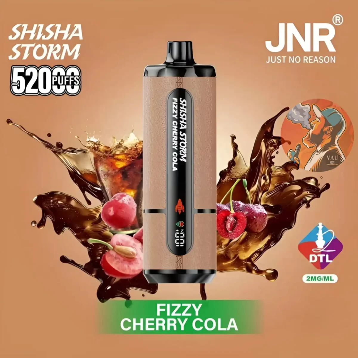 JNR Shisha Storm 52000 Puffs Disposable Vape - Dubai UAE