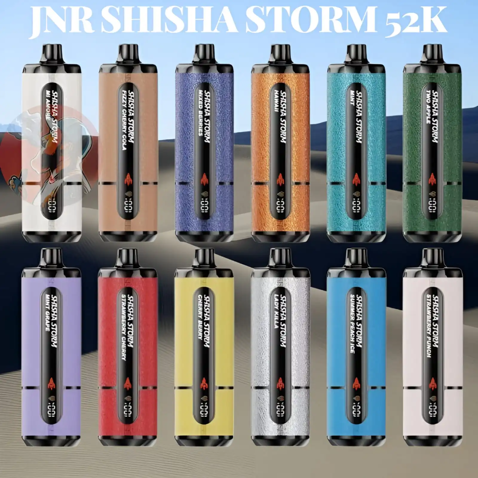 JNR Shisha Storm 52000 Puffs Disposable Vape - Dubai UAE
