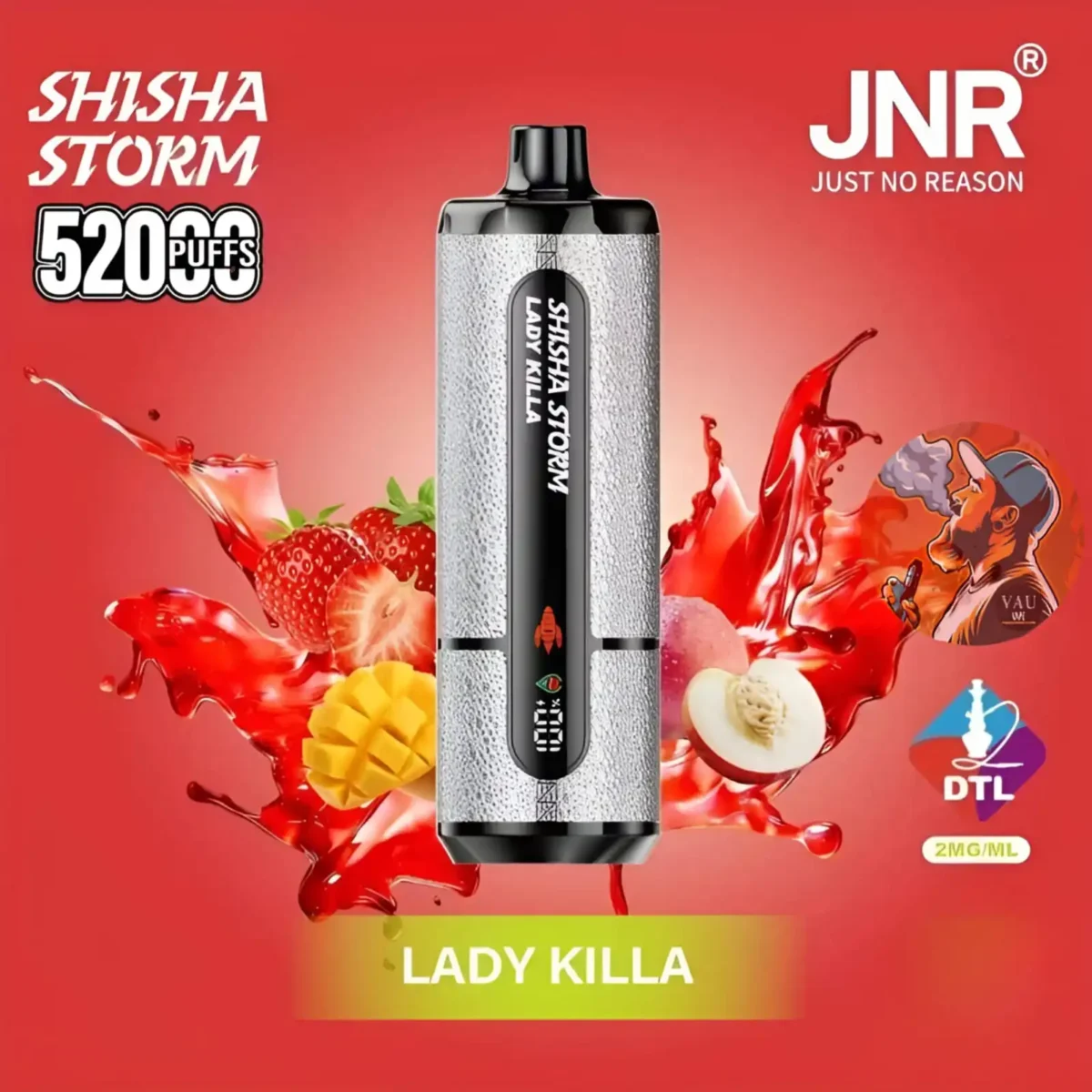 JNR Shisha Storm 52000 Puffs Disposable Vape - Dubai UAE
