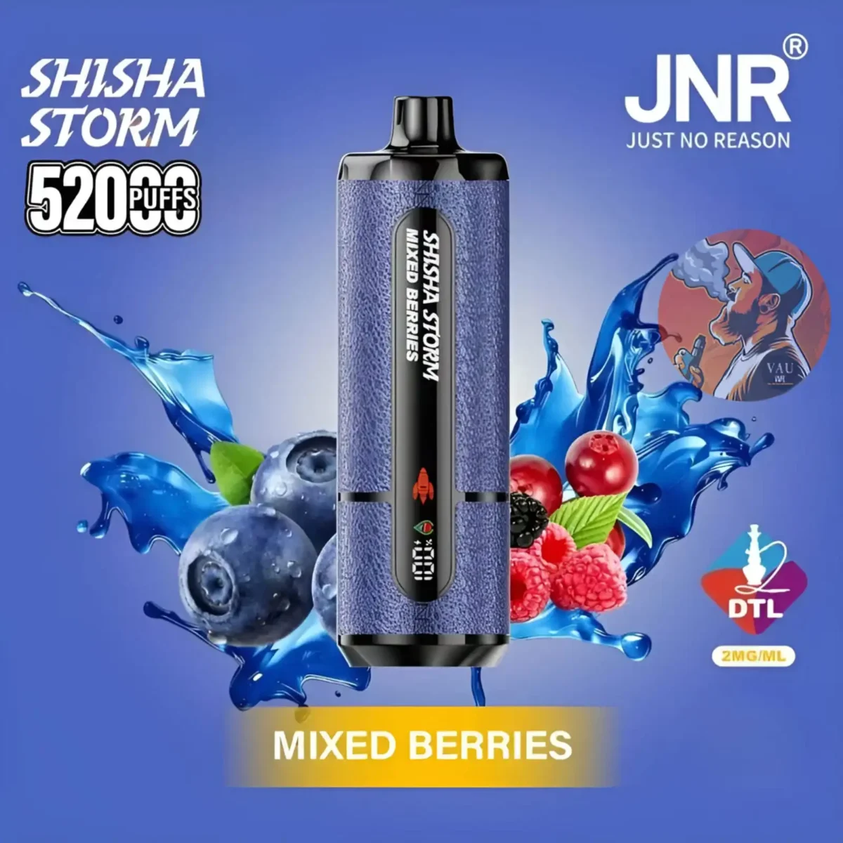 JNR Shisha Storm 52000 Puffs Disposable Vape - Dubai UAE