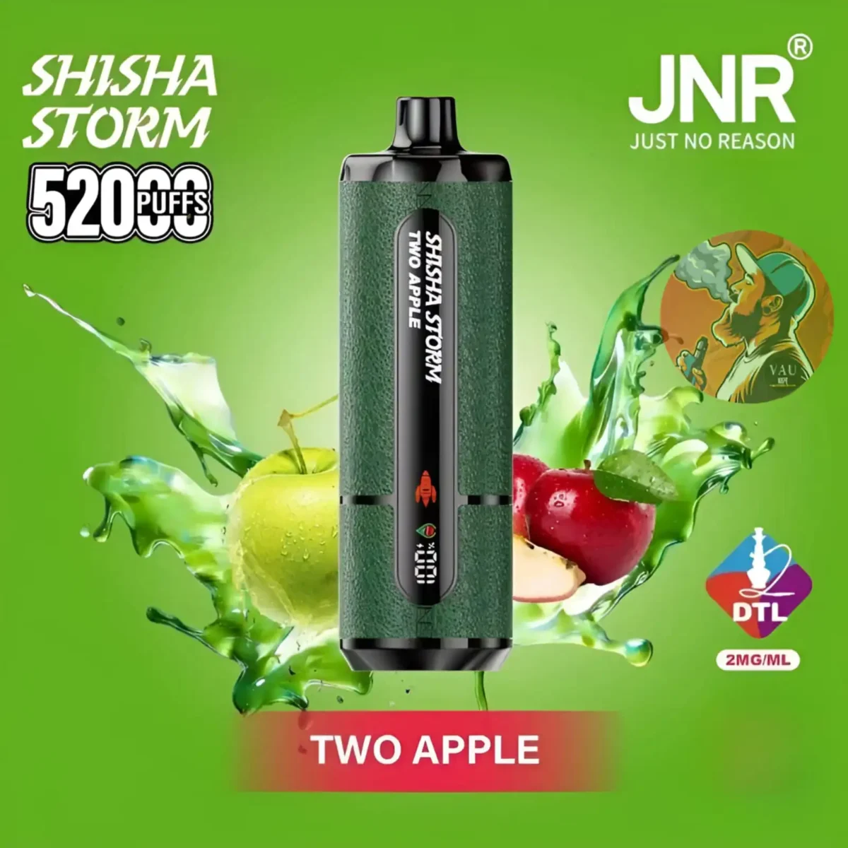 JNR Shisha Storm 52000 Puffs Disposable Vape - Dubai UAE