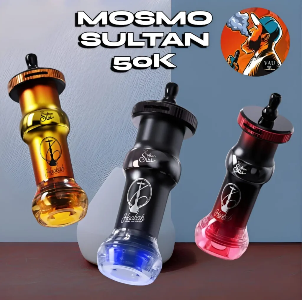 Mosmo Sultan 50000 Puffs Hookah 50k Disposable Vape - Dubai