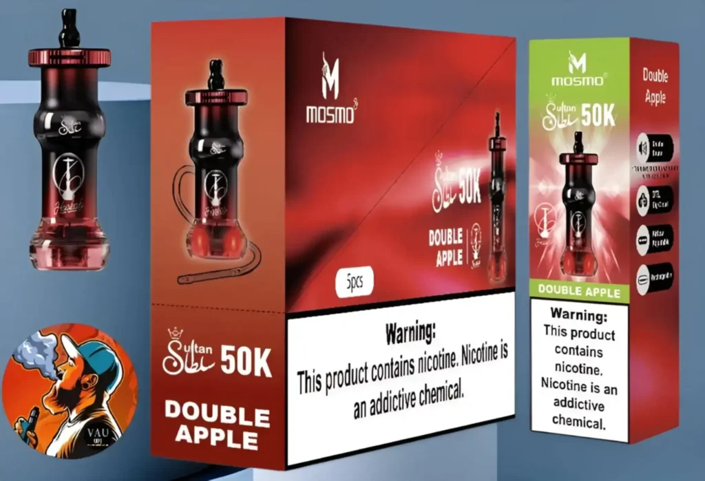 Mosmo Sultan 50000 Puffs Hookah 50k Disposable Vape - Dubai