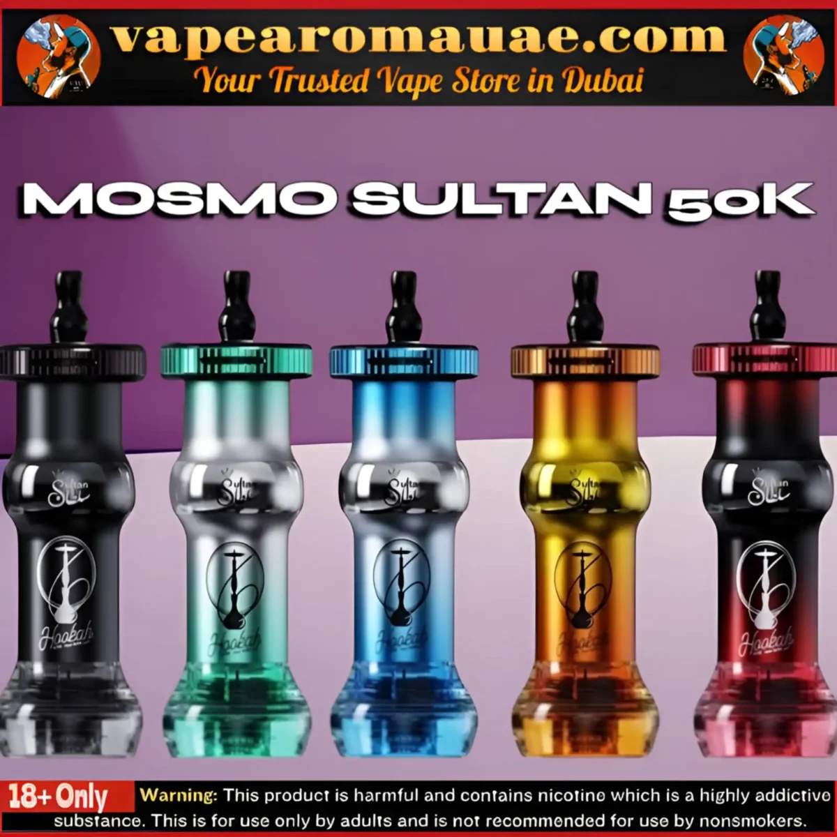 Mosmo Sultan 50K Vape Kit 50000 Puffs DTL - Dubai UAE