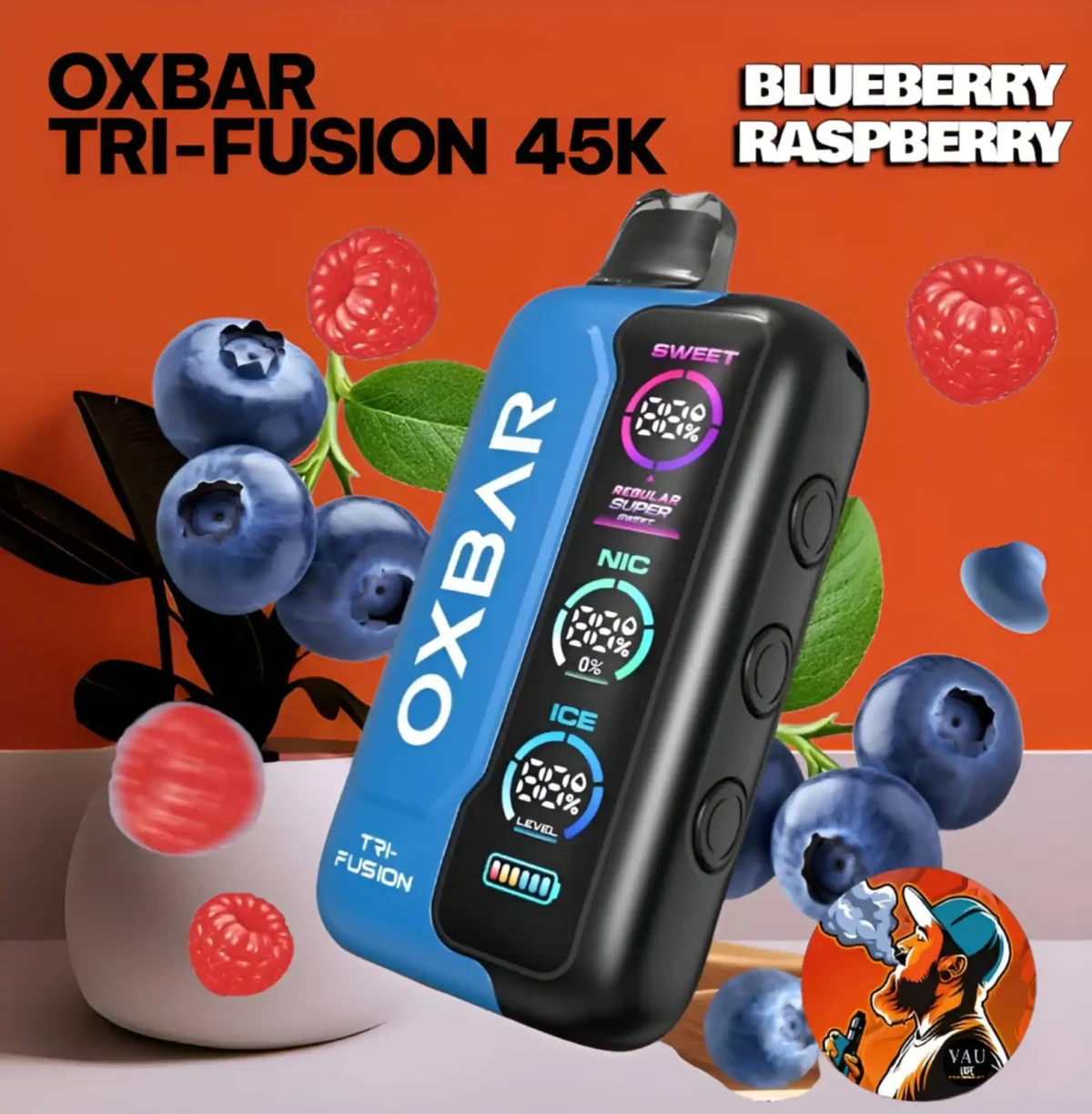 Best OXBAR Tri-Fusion 45000 Puffs Vape Kit - Premium 45k