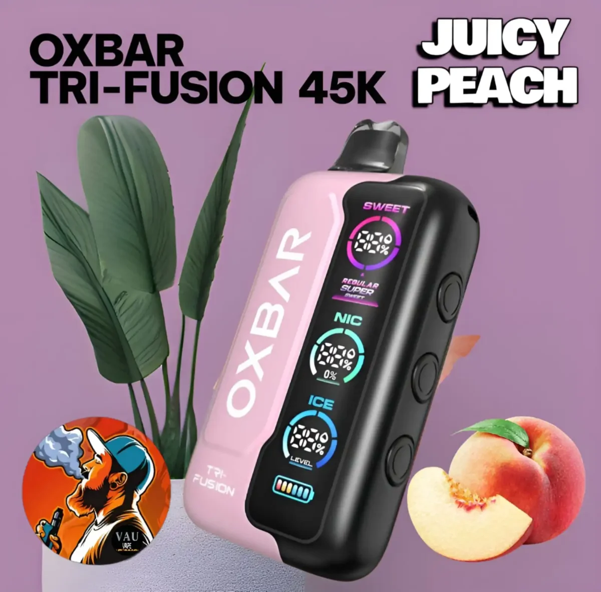 Best OXBAR Tri-Fusion 45000 Puffs Vape Kit - Premium 45k