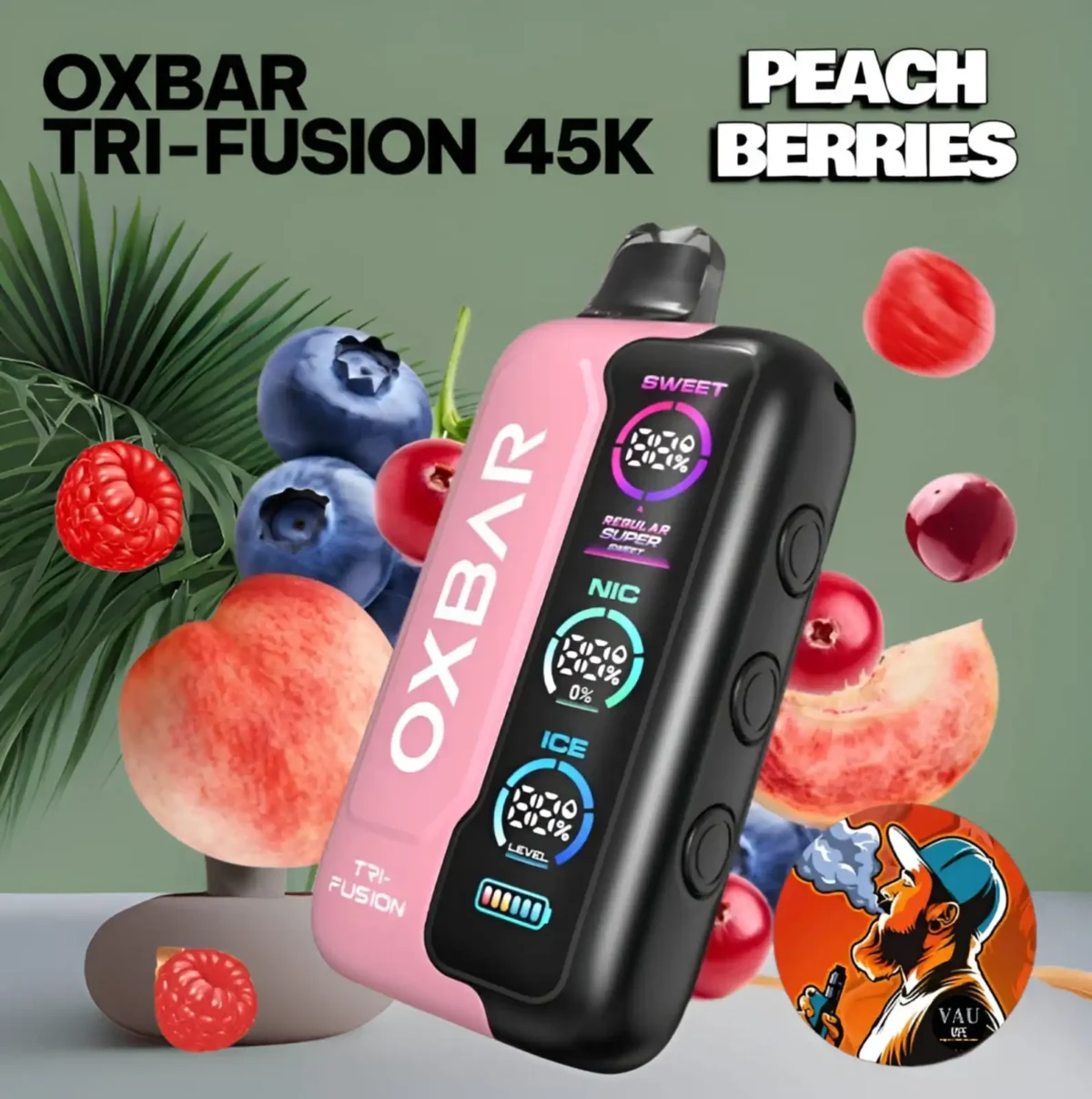Best OXBAR Tri-Fusion 45000 Puffs Vape Kit - Premium 45k