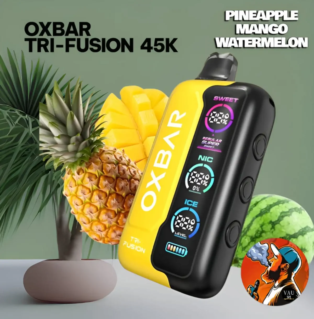 Best OXBAR Tri-Fusion 45000 Puffs Vape Kit - Premium 45k