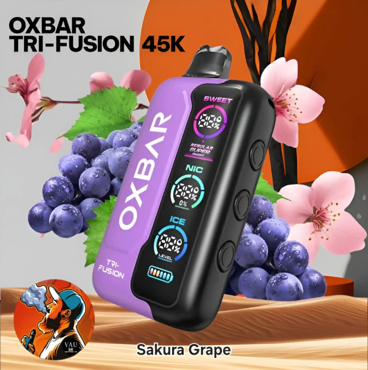 Best OXBAR Tri-Fusion 45000 Puffs Vape Kit - Premium 45k