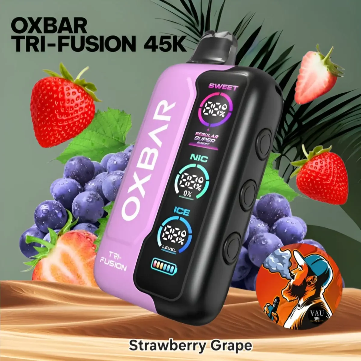 Best OXBAR Tri-Fusion 45000 Puffs Vape Kit - Premium 45k