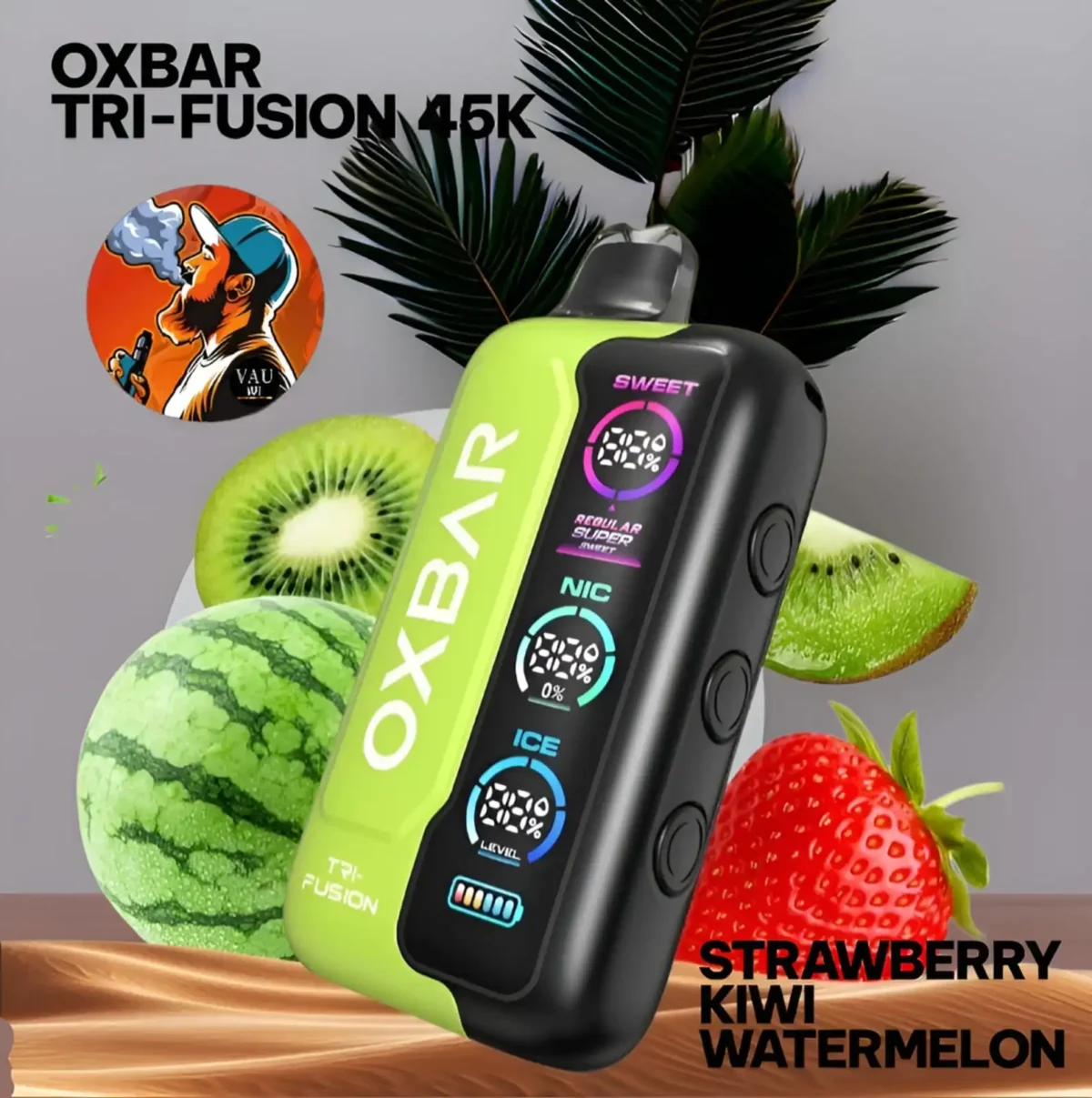 Best OXBAR Tri-Fusion 45000 Puffs Vape Kit - Premium 45k