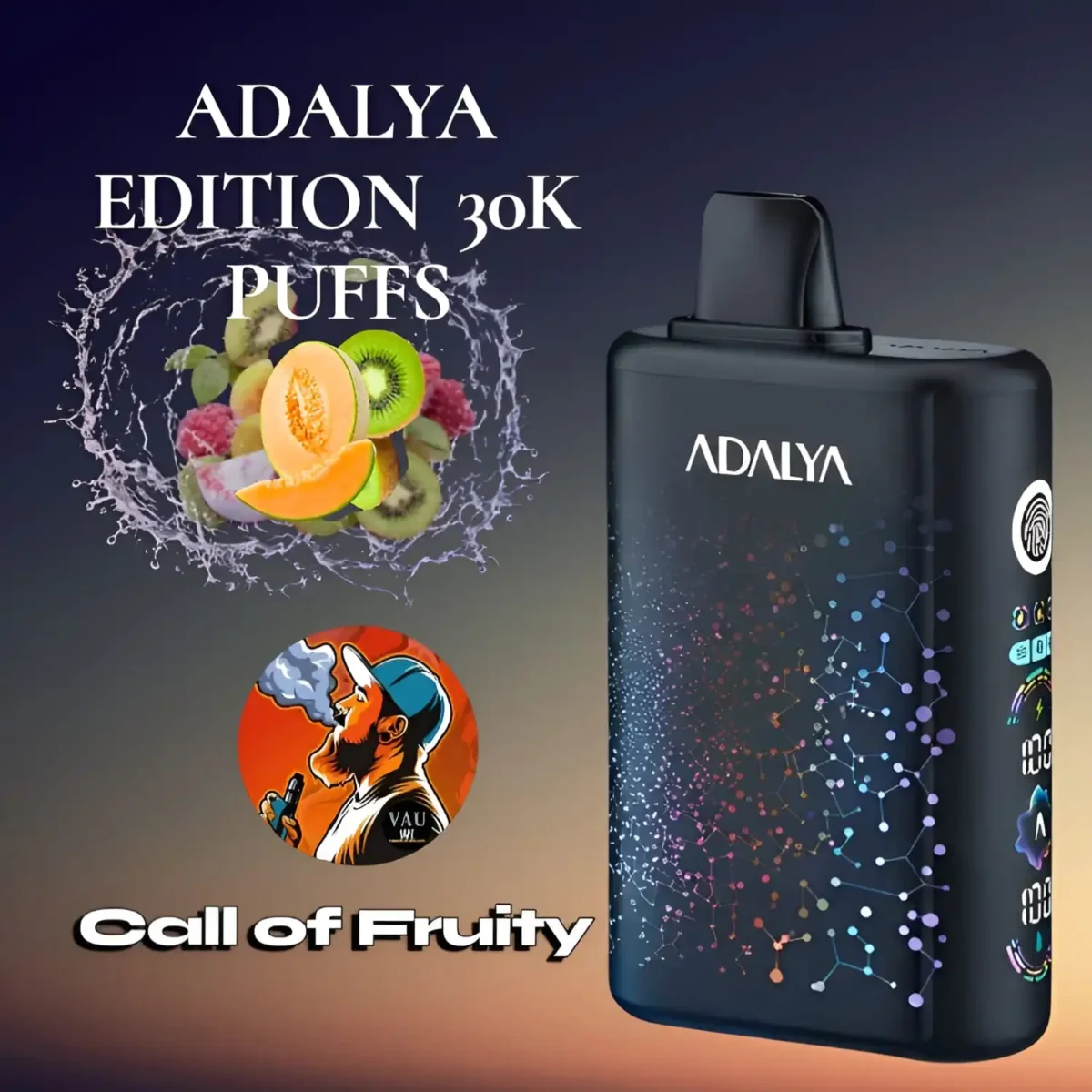 Adalya Edition 30000 Puffs Stunning 20MG Vape Kit -Dubai UAE