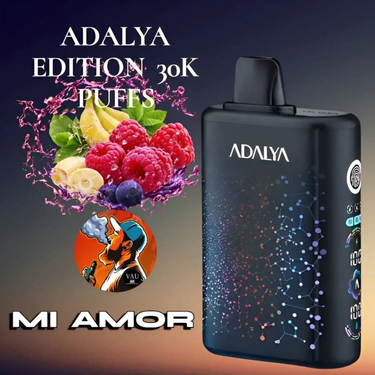 Adalya Edition 30000 Puffs Stunning 20MG Vape Kit -Dubai UAE