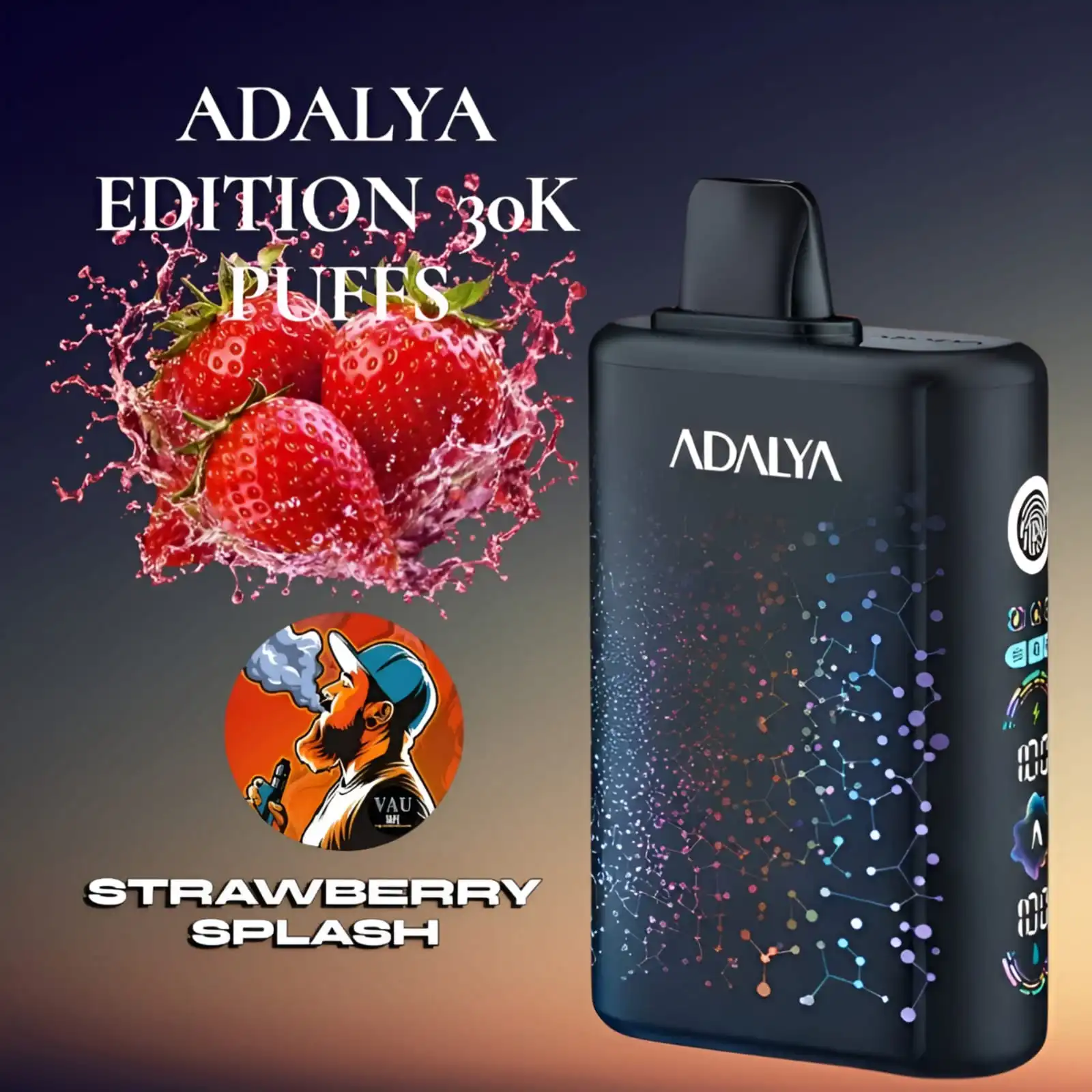 Adalya Edition 30000 Puffs Stunning 20MG Vape Kit -Dubai UAE
