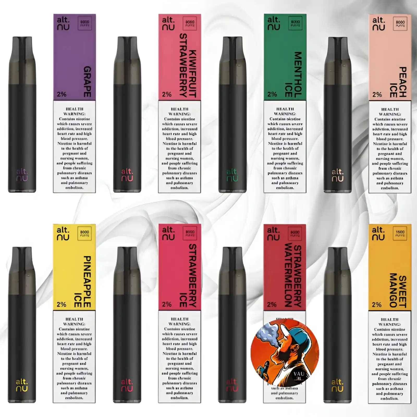 ALT NU 8000 Puffs Disposable Vape Exposed 20mg - Dubai