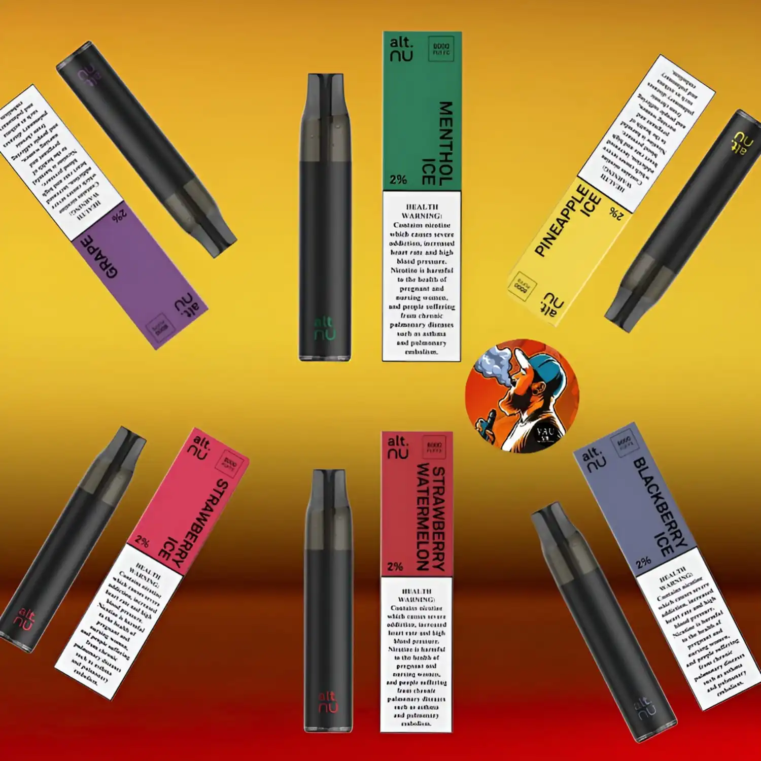 ALT NU 8000 Puffs Disposable Vape Exposed 20mg - Dubai