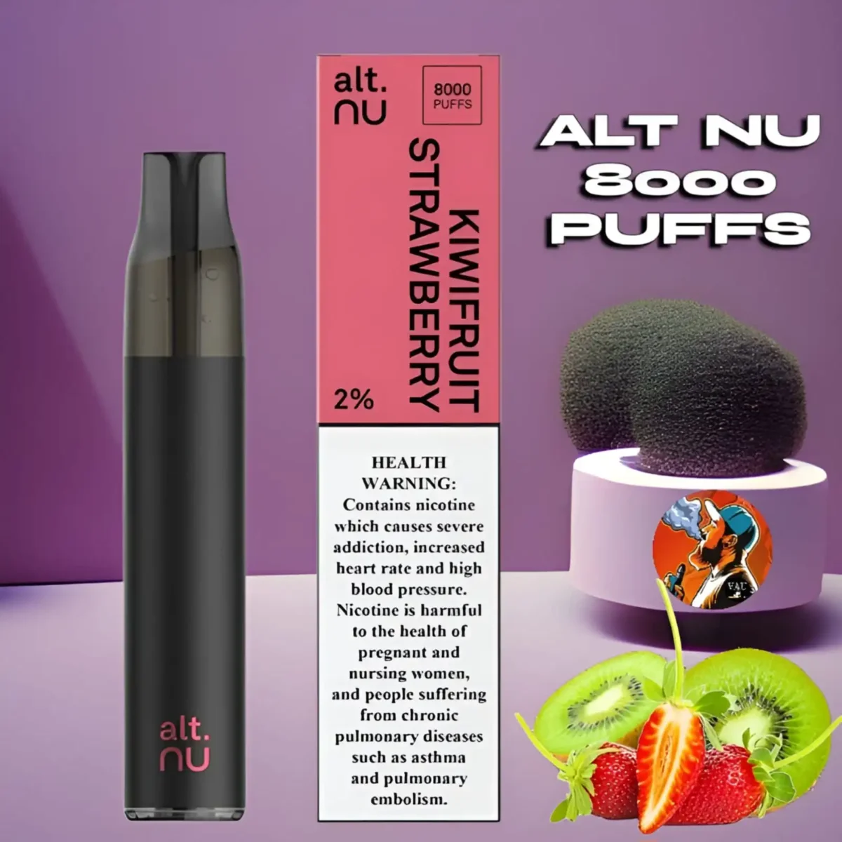 ALT NU 8000 Puffs Disposable Vape Exposed 20mg - Dubai