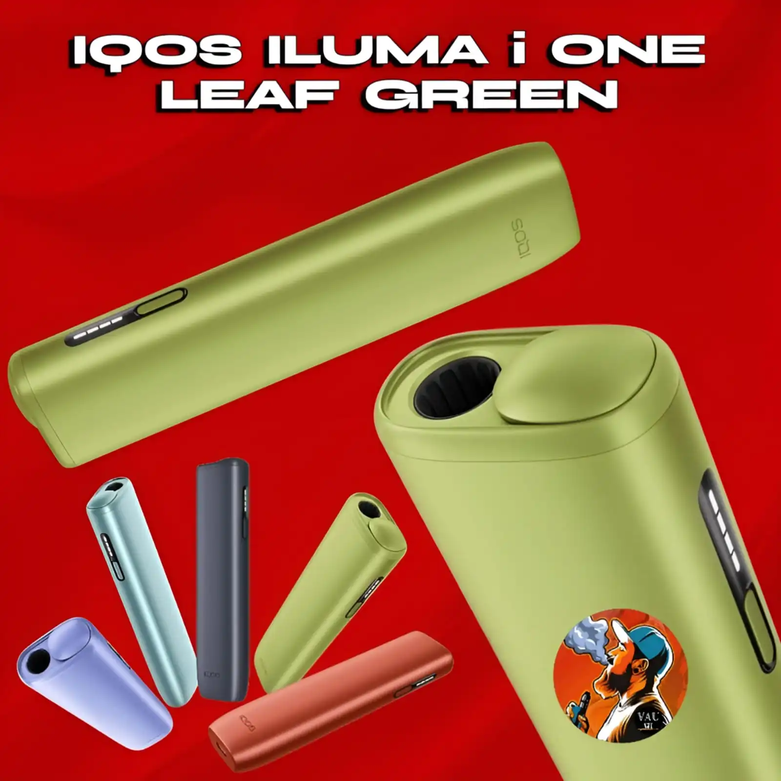 Best IQOS Iluma i One Leaf Green #1 Kit | Terea Dubai UAE
