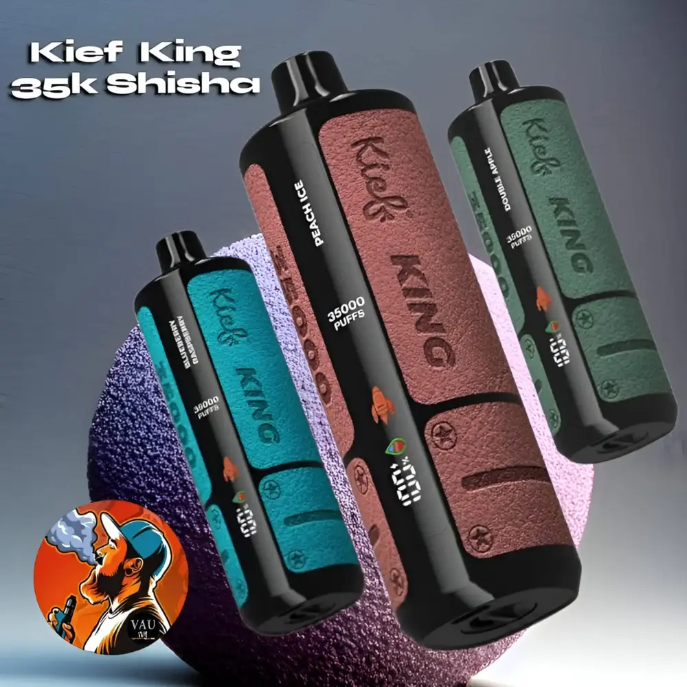 Best Kief King 35000 Puffs DTL Shisha 35k Vape Kit - Dubai