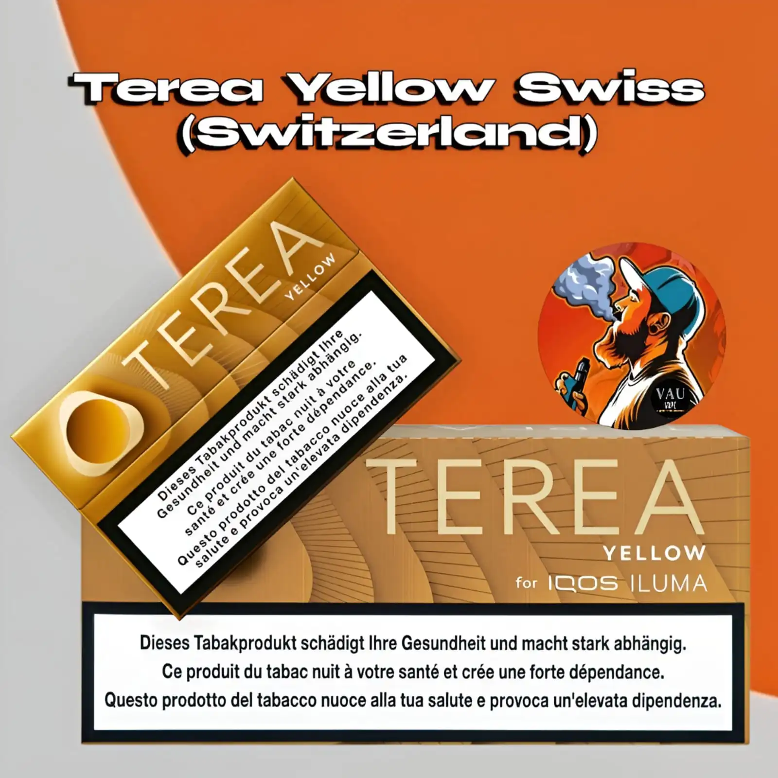 Buy Terea Yellow Flavor Swiss Edition Tobacco Sticks - Dubai UAE