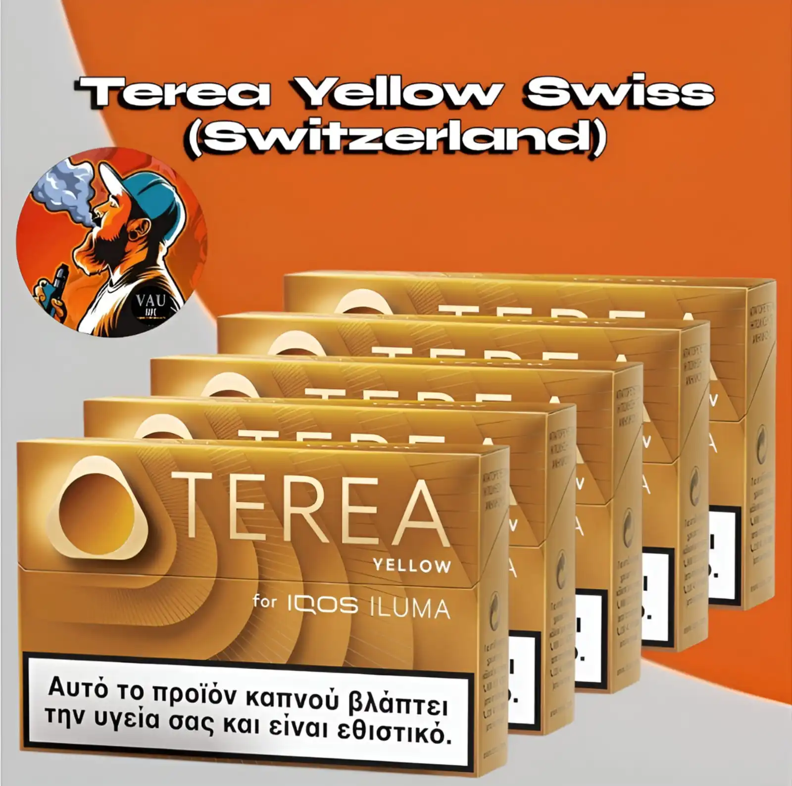 Buy Terea Yellow Flavor Swiss Edition Tobacco Sticks - Dubai UAE