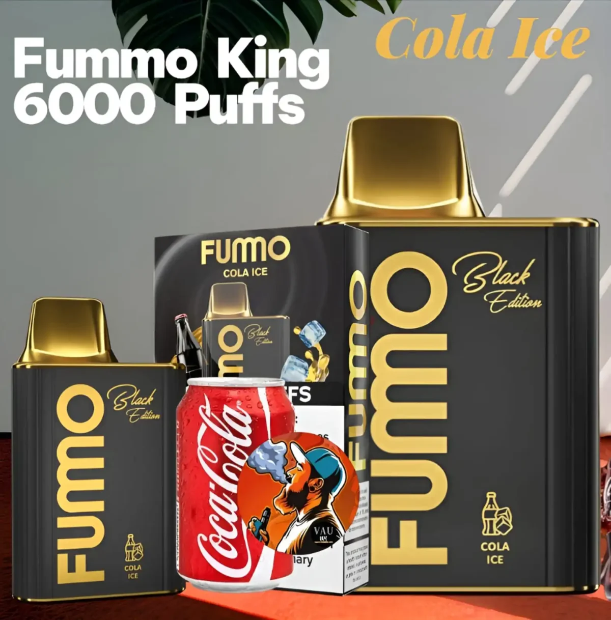 Fumo King Cola Ice 6000 Puffs Vape Kit - Fummo Dubai